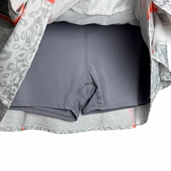 Lucky in Love Womens XL 14 Leopard Tennis Skort Tiered Golf Athletic Skirt - Picture 7 of 10